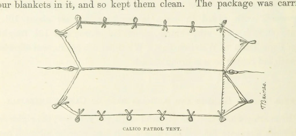 An illustration from Shifts and Expedients of Camp Life, Travels, etc, 1871, leaf 74