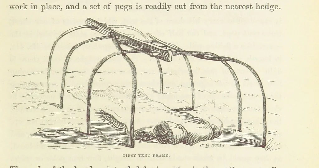 An illustration from Shifts and Expedients of Camp Life, Travels, etc, 1871, leaf 75