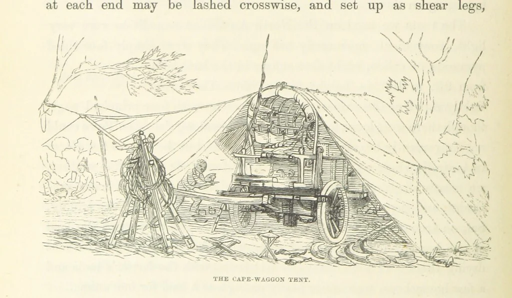 An illustration from Shifts and Expedients of Camp Life, Travels, etc, 1871, leaf 78