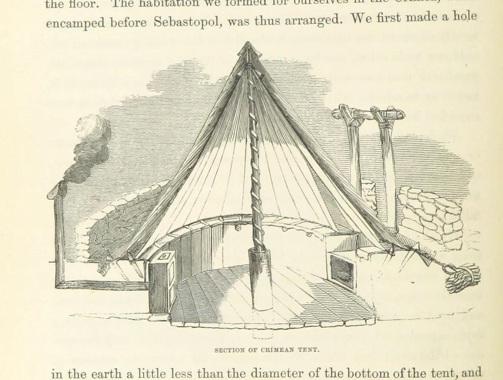An illustration from Shifts and Expedients of Camp Life, Travels, etc, 1871, leaf 80