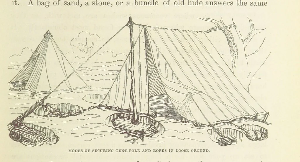 An illustration from Shifts and Expedients of Camp Life, Travels, etc, 1871, leaf 83