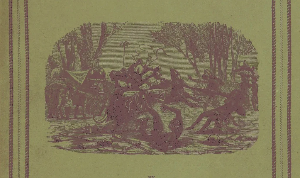 An illustration from Shifts and Expedients of Camp Life, Travels, etc, 1871, leaf 877
