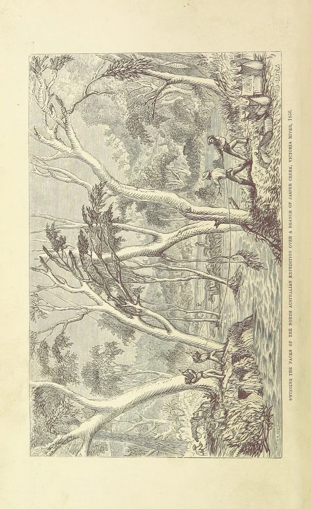 An illustration from Shifts and Expedients of Camp Life, Travels, etc, 1876, leaf 10