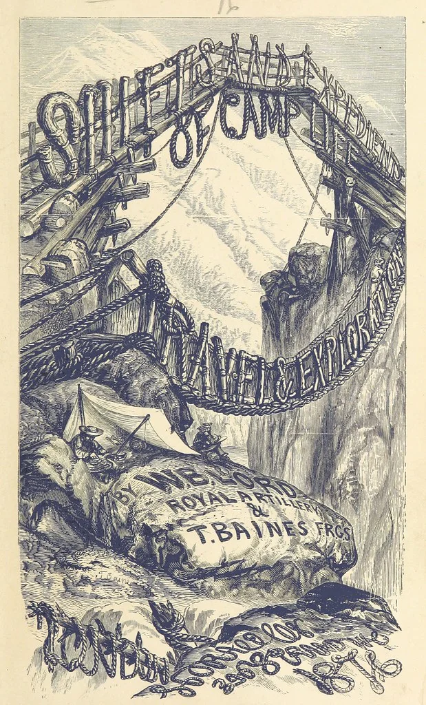 An illustration from Shifts and Expedients of Camp Life, Travels, etc, 1876, leaf 11