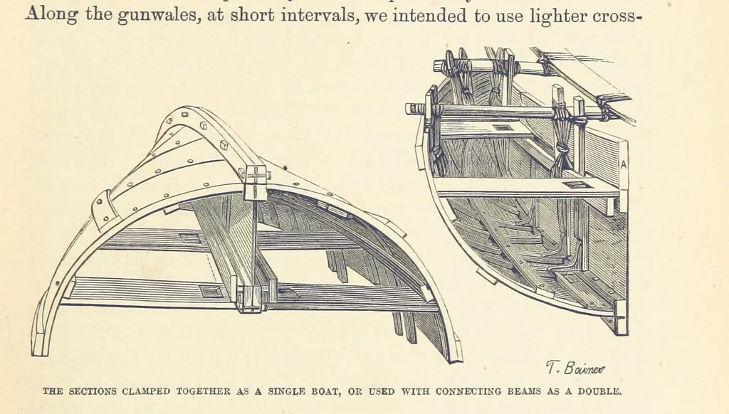 An illustration from Shifts and Expedients of Camp Life, Travels, etc, 1876, leaf 115