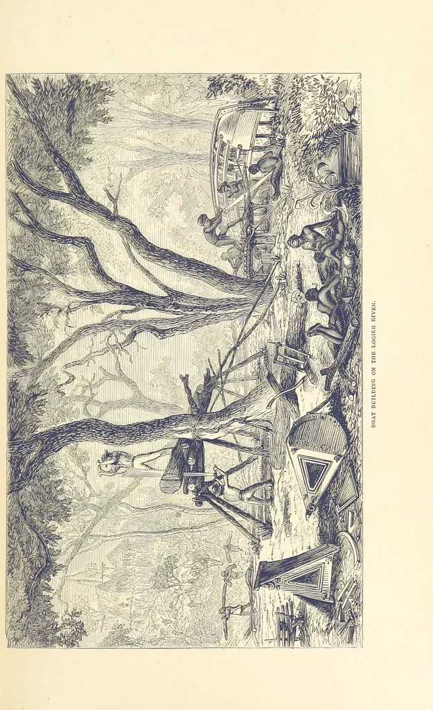 An illustration from Shifts and Expedients of Camp Life, Travels, etc, 1876, leaf 129