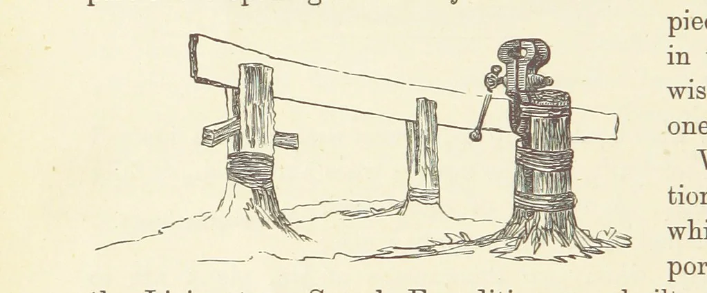An illustration from Shifts and Expedients of Camp Life, Travels, etc, 1876, leaf 166