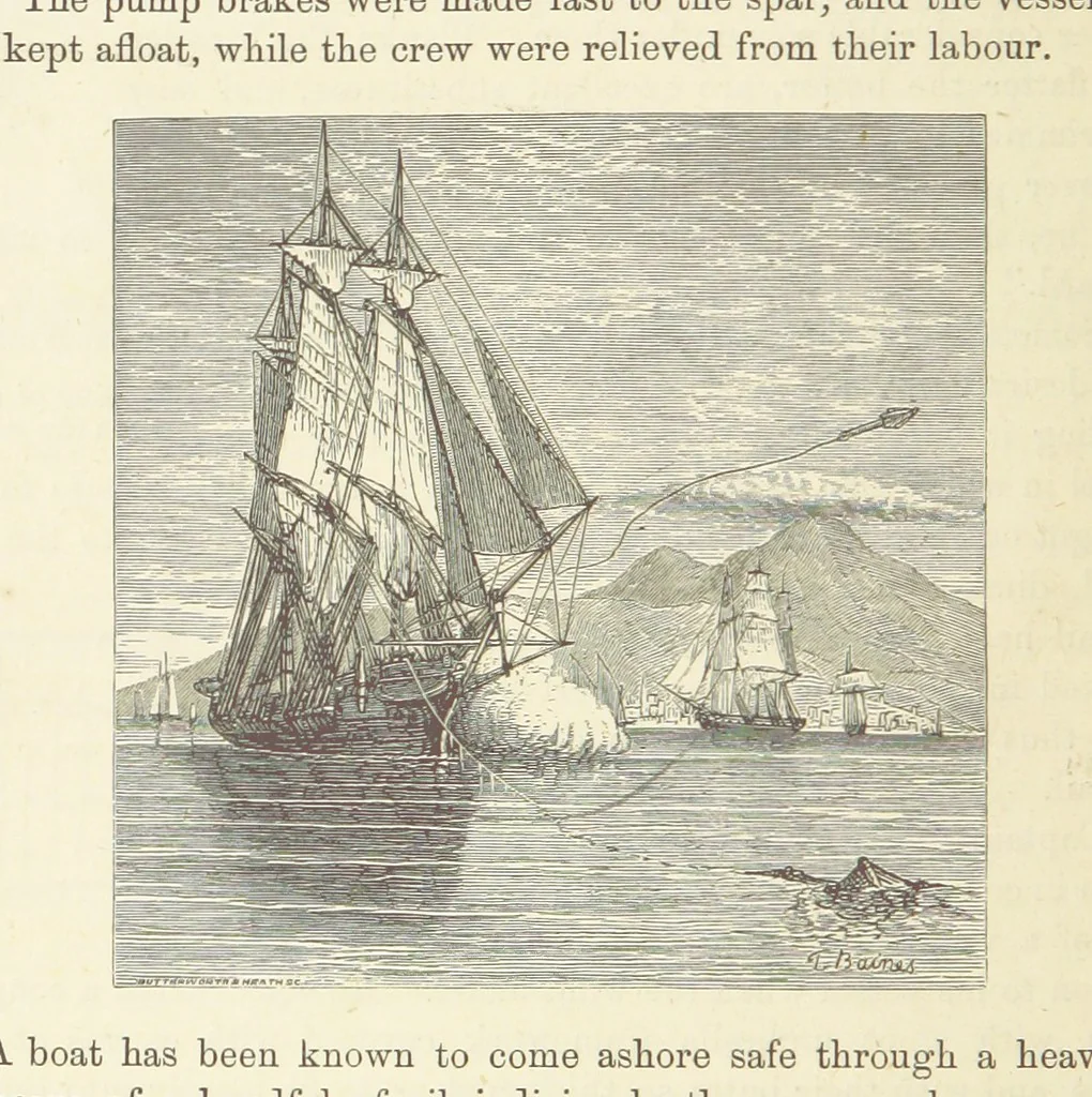 An illustration from Shifts and Expedients of Camp Life, Travels, etc, 1876, leaf 174
