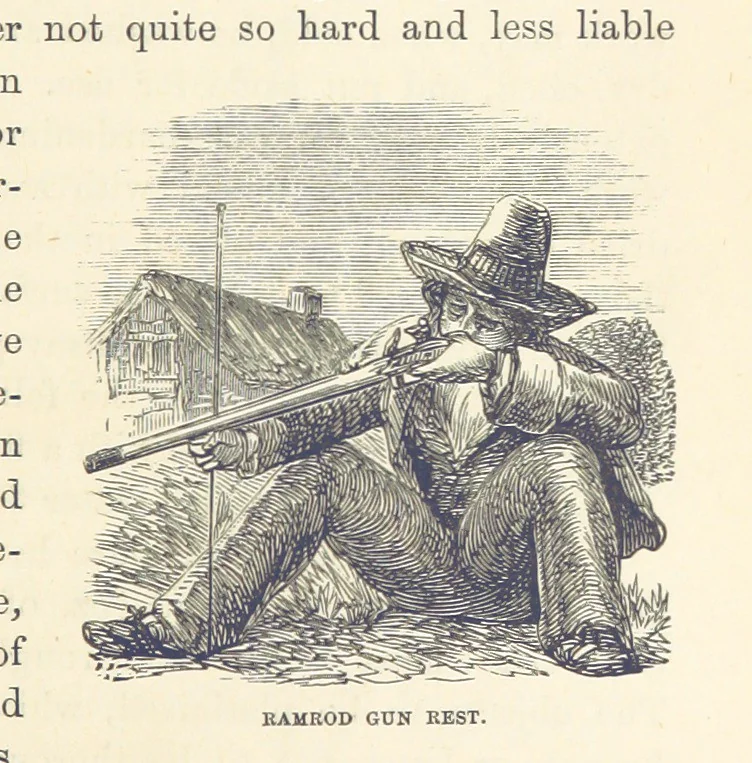 An illustration from Shifts and Expedients of Camp Life, Travels, etc, 1876, leaf 201