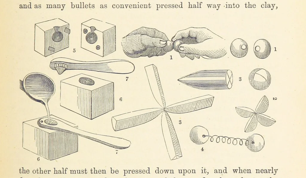 An illustration from Shifts and Expedients of Camp Life, Travels, etc, 1876, leaf 225