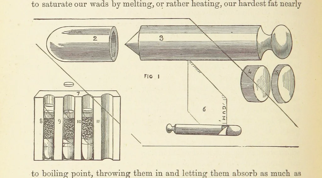 An illustration from Shifts and Expedients of Camp Life, Travels, etc, 1876, leaf 228