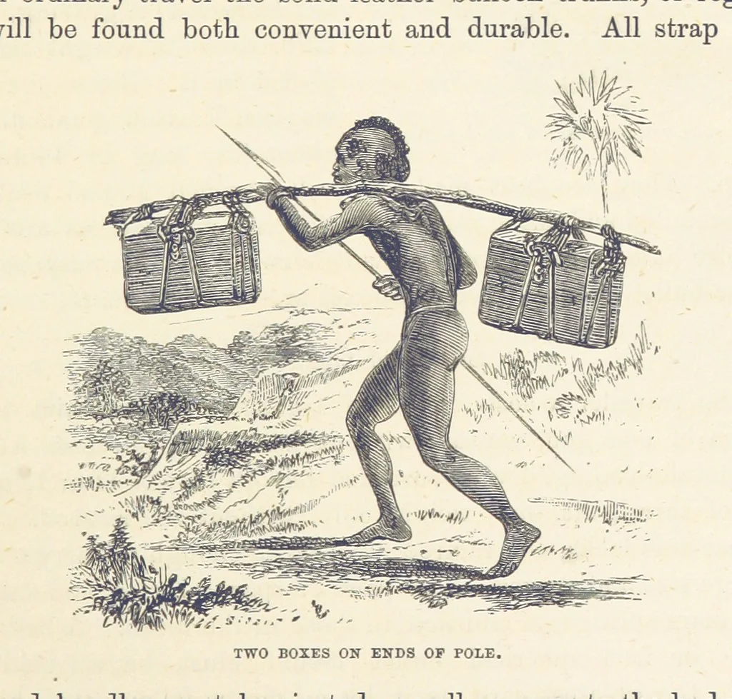 An illustration from Shifts and Expedients of Camp Life, Travels, etc, 1876, leaf 23