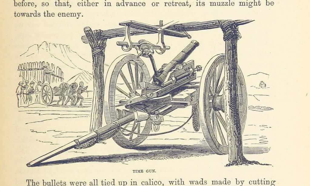 An illustration from Shifts and Expedients of Camp Life, Travels, etc, 1876, leaf 233