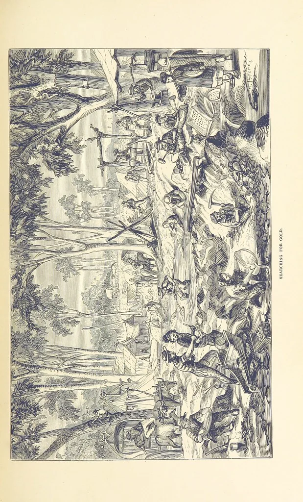 An illustration from Shifts and Expedients of Camp Life, Travels, etc, 1876, leaf 245