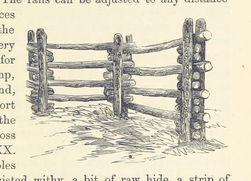An illustration from Shifts and Expedients of Camp Life, Travels, etc, 1876, leaf 267