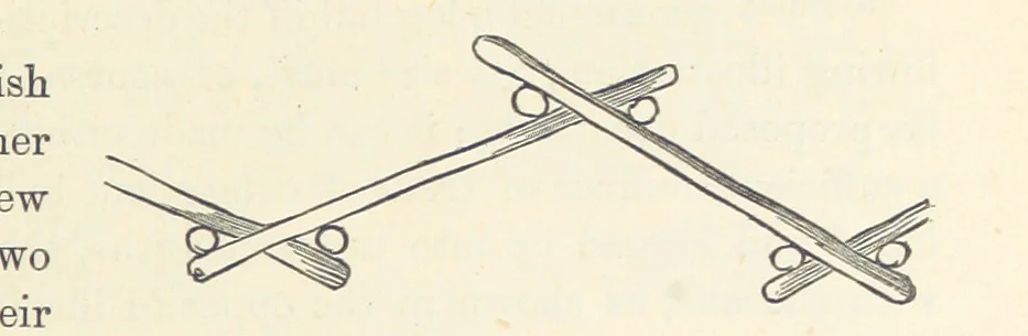 An illustration from Shifts and Expedients of Camp Life, Travels, etc, 1876, leaf 267