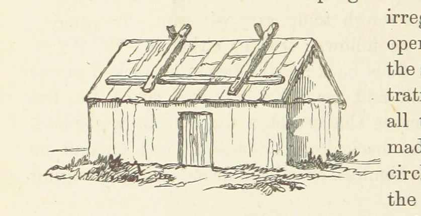 An illustration from Shifts and Expedients of Camp Life, Travels, etc, 1876, leaf 272