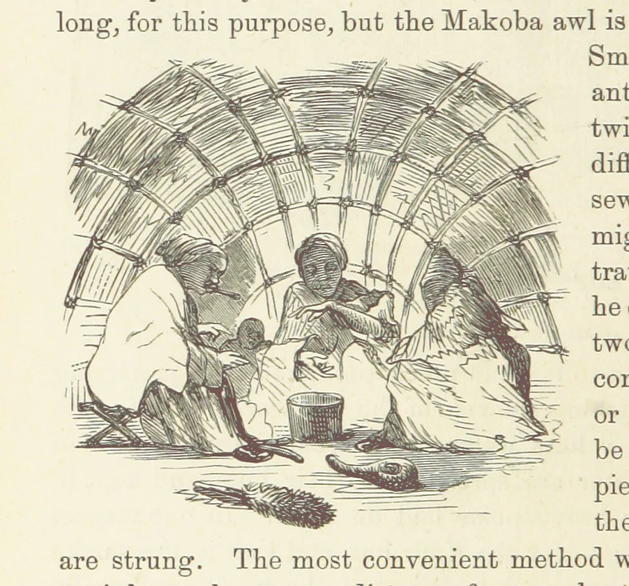 An illustration from Shifts and Expedients of Camp Life, Travels, etc, 1876, leaf 276