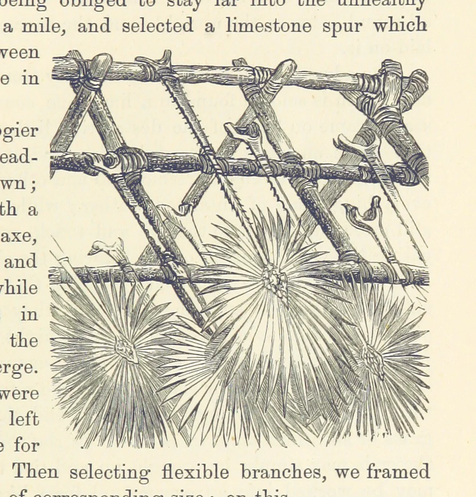 An illustration from Shifts and Expedients of Camp Life, Travels, etc, 1876, leaf 279