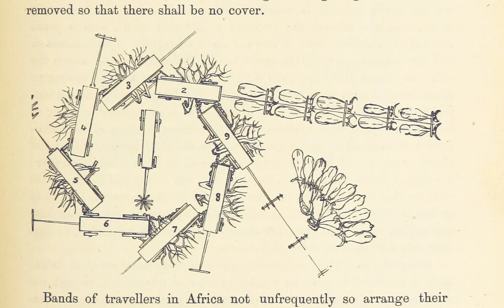 An illustration from Shifts and Expedients of Camp Life, Travels, etc, 1876, leaf 289