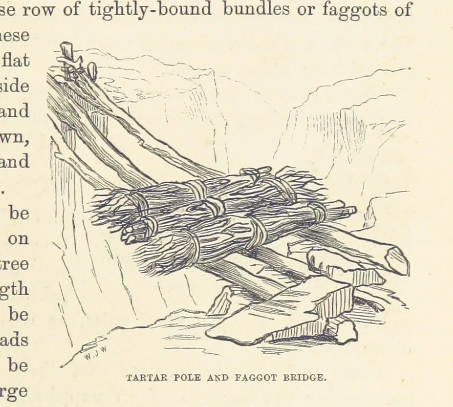 An illustration from Shifts and Expedients of Camp Life, Travels, etc, 1876, leaf 319