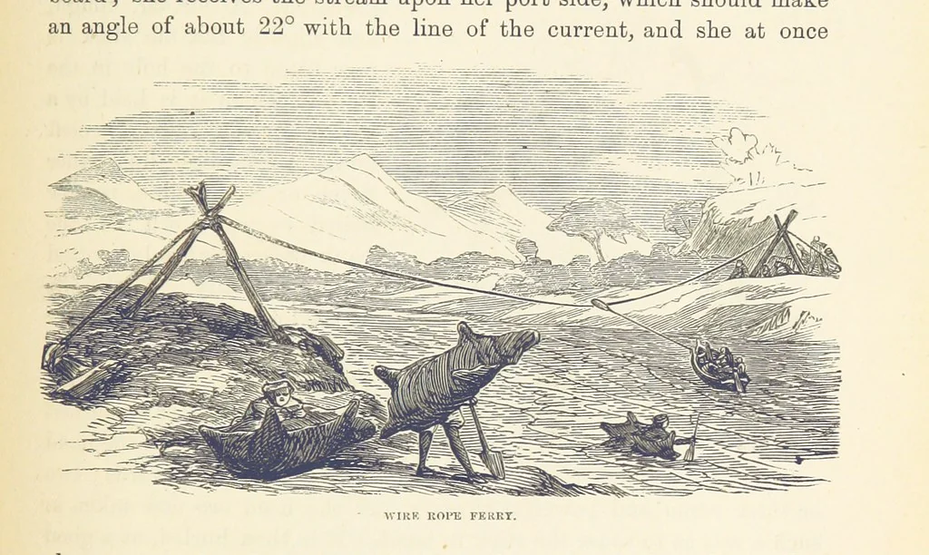 An illustration from Shifts and Expedients of Camp Life, Travels, etc, 1876, leaf 323