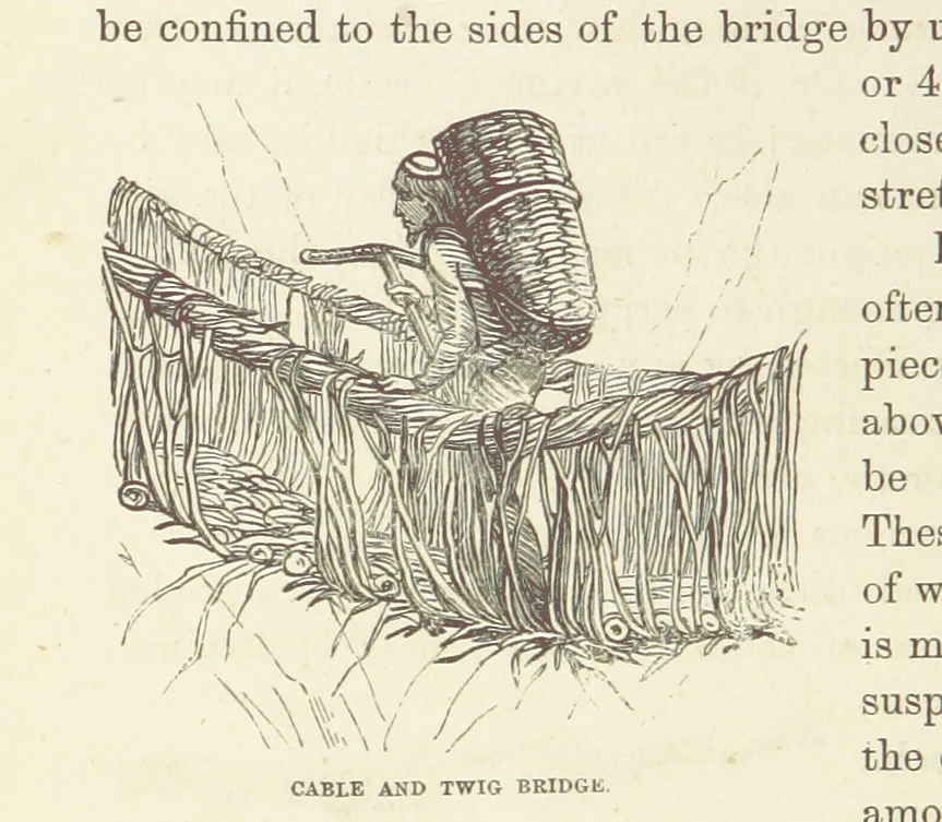 An illustration from Shifts and Expedients of Camp Life, Travels, etc, 1876, leaf 326