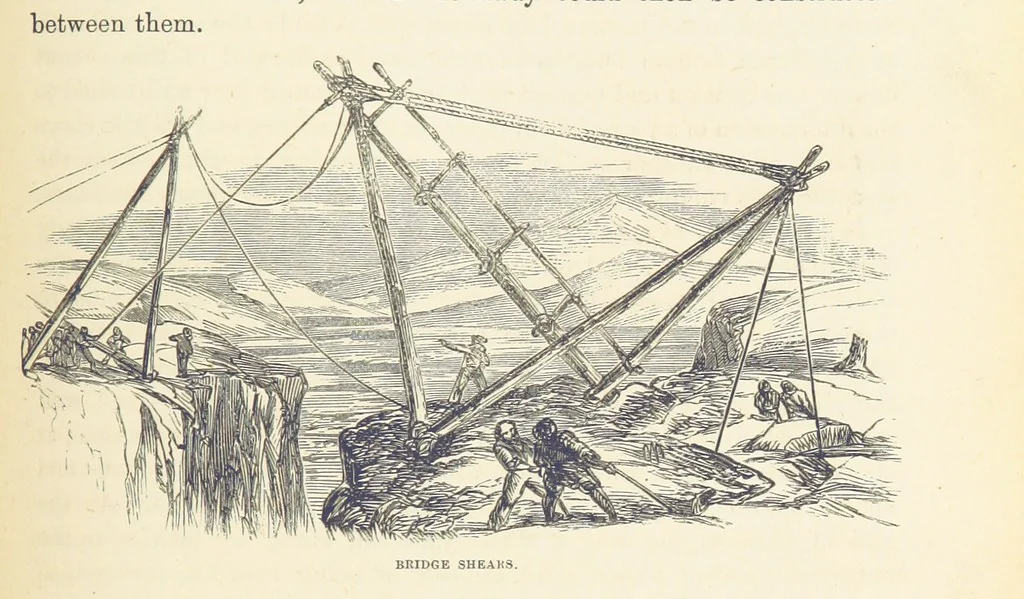 An illustration from Shifts and Expedients of Camp Life, Travels, etc, 1876, leaf 327