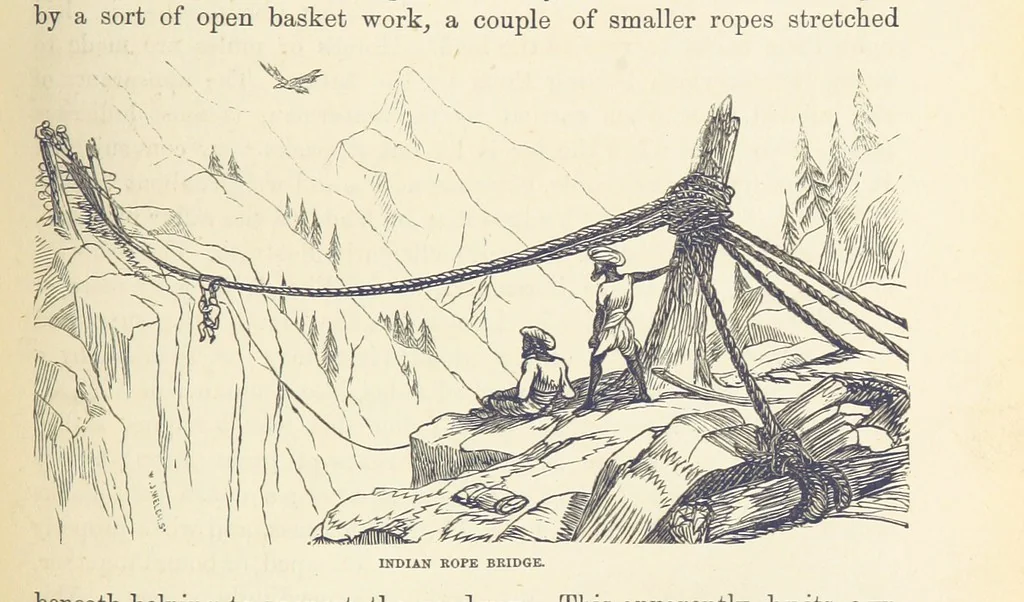 An illustration from Shifts and Expedients of Camp Life, Travels, etc, 1876, leaf 331