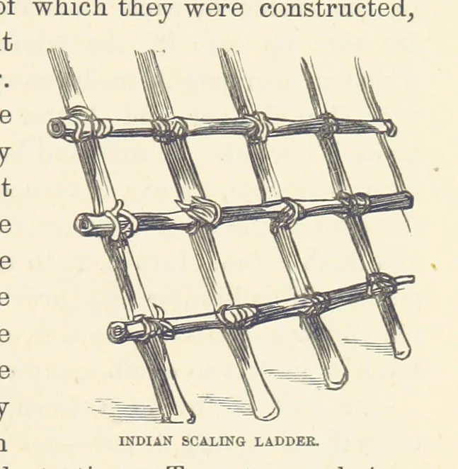 An illustration from Shifts and Expedients of Camp Life, Travels, etc, 1876, leaf 337