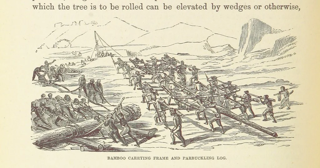 An illustration from Shifts and Expedients of Camp Life, Travels, etc, 1876, leaf 342