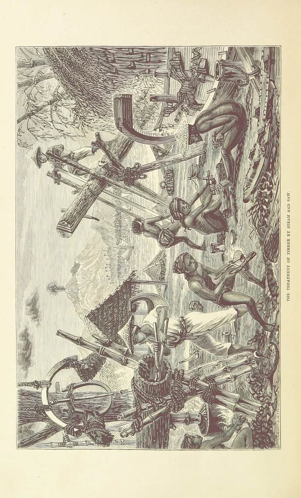 An illustration from Shifts and Expedients of Camp Life, Travels, etc, 1876, leaf 362