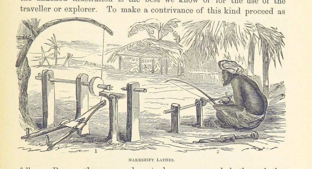An illustration from Shifts and Expedients of Camp Life, Travels, etc, 1876, leaf 373