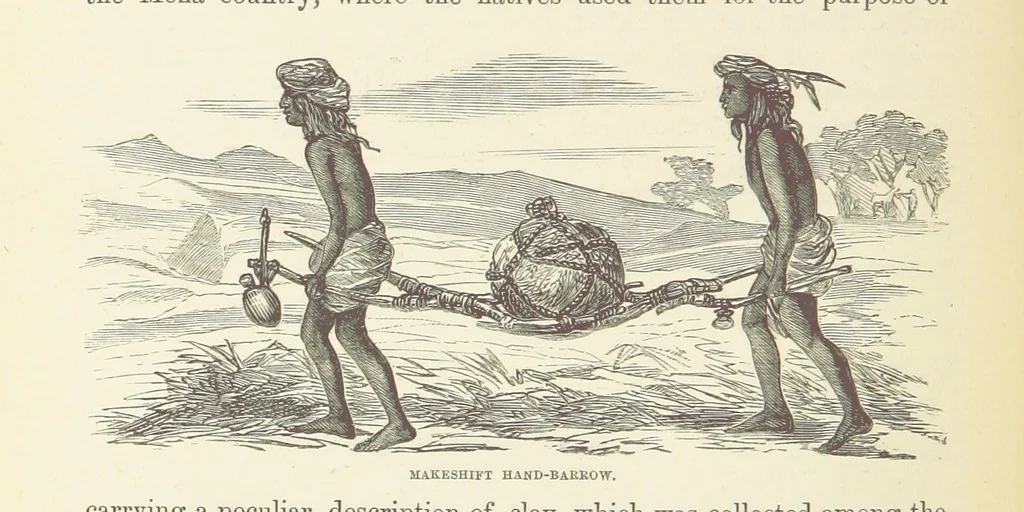 An illustration from Shifts and Expedients of Camp Life, Travels, etc, 1876, leaf 376