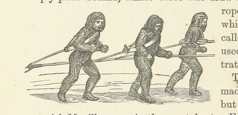 An illustration from Shifts and Expedients of Camp Life, Travels, etc, 1876, leaf 382