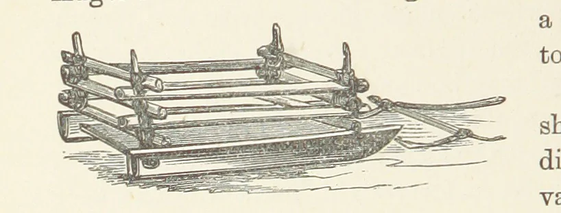 An illustration from Shifts and Expedients of Camp Life, Travels, etc, 1876, leaf 396