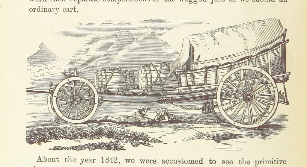 An illustration from Shifts and Expedients of Camp Life, Travels, etc, 1876, leaf 424