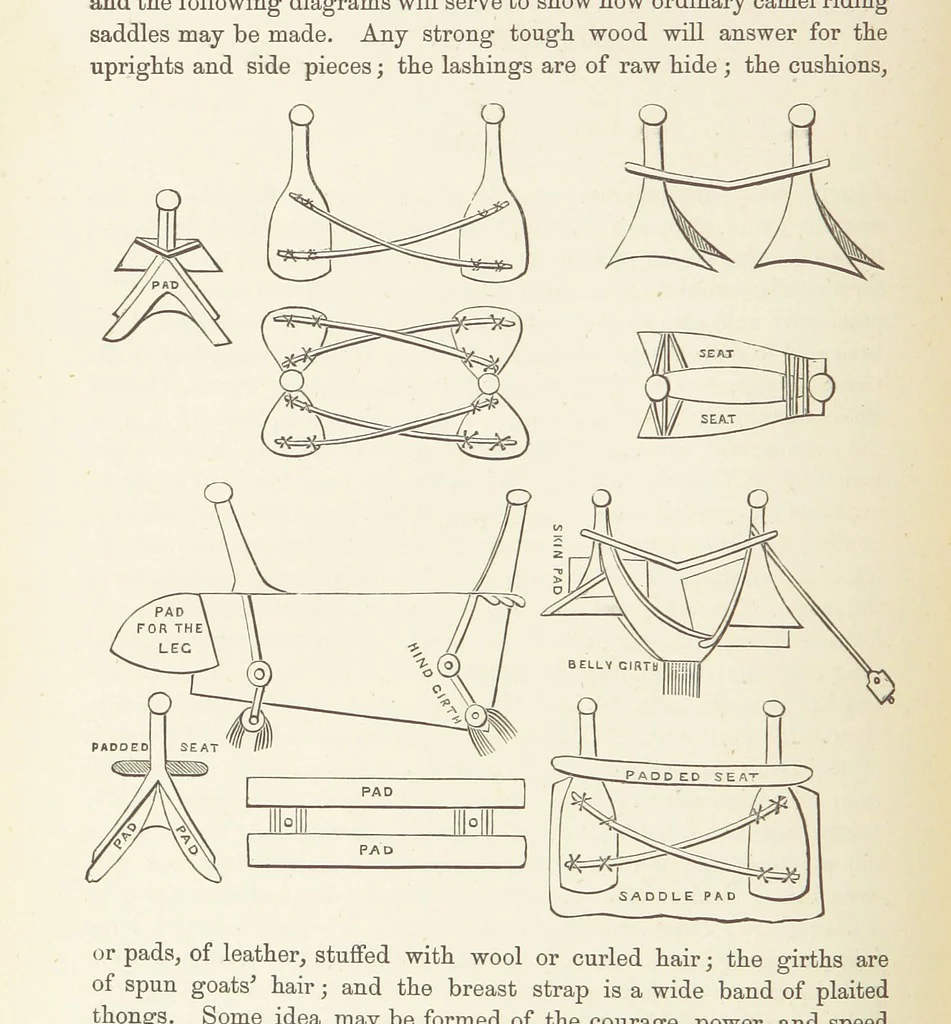An illustration from Shifts and Expedients of Camp Life, Travels, etc, 1876, leaf 462