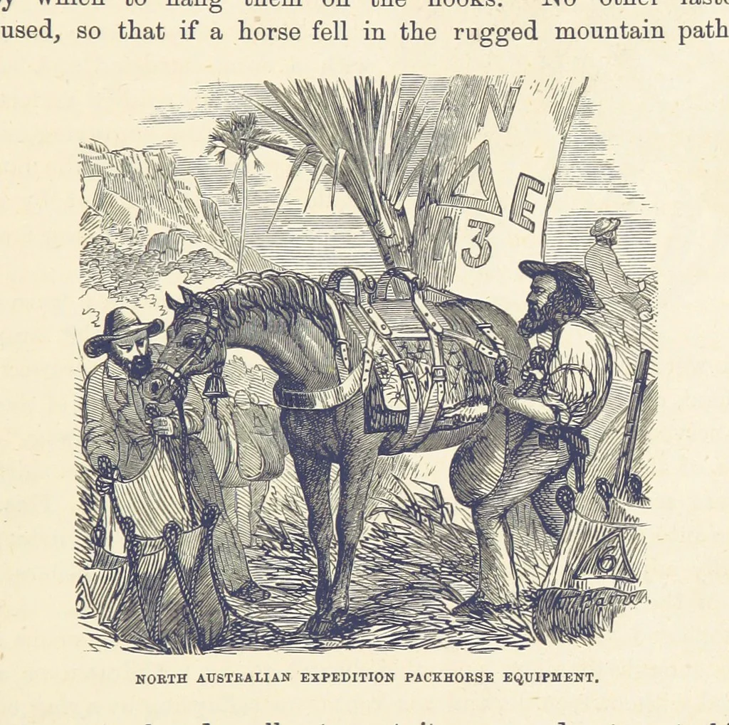 An illustration from Shifts and Expedients of Camp Life, Travels, etc, 1876, leaf 47