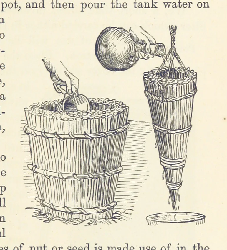 An illustration from Shifts and Expedients of Camp Life, Travels, etc, 1876, leaf 485