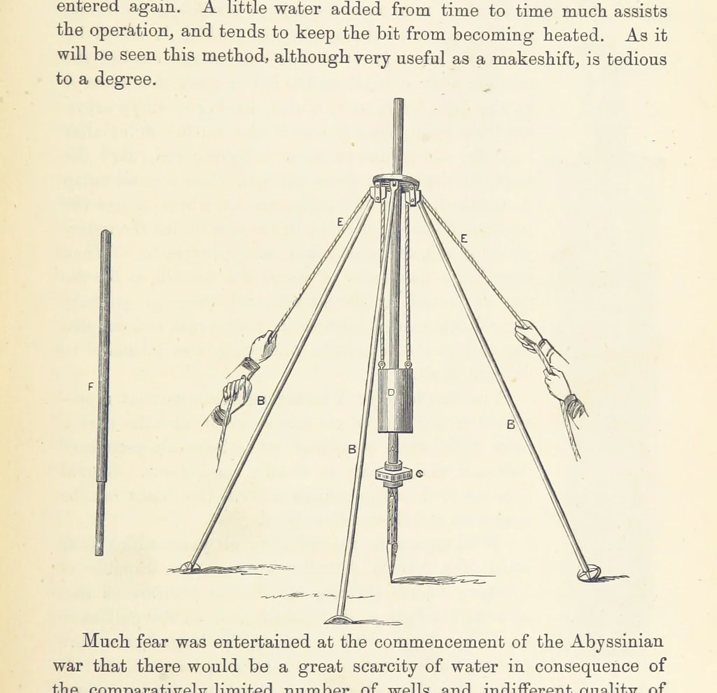 An illustration from Shifts and Expedients of Camp Life, Travels, etc, 1876, leaf 495