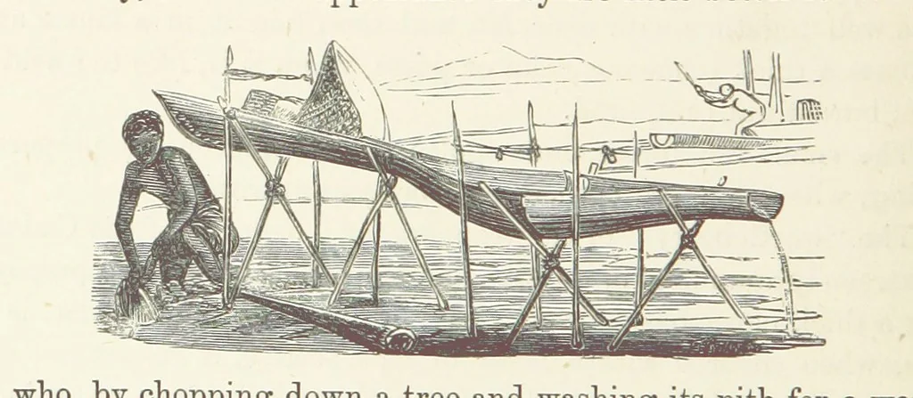 An illustration from Shifts and Expedients of Camp Life, Travels, etc, 1876, leaf 510