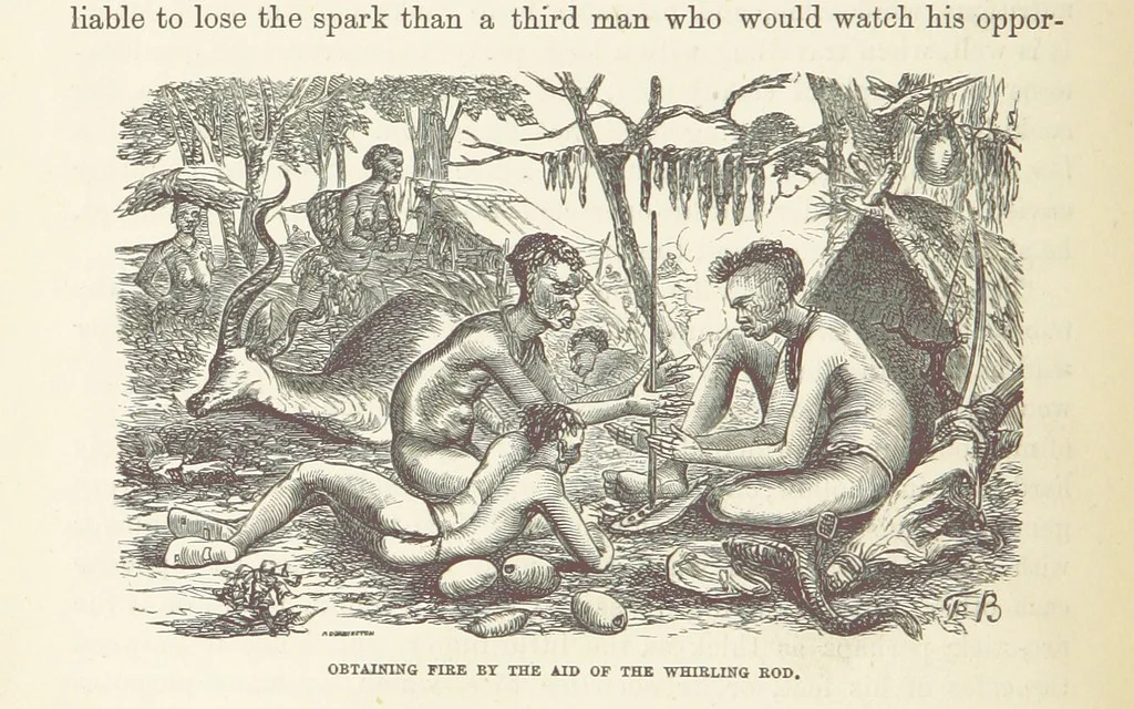 An illustration from Shifts and Expedients of Camp Life, Travels, etc, 1876, leaf 514