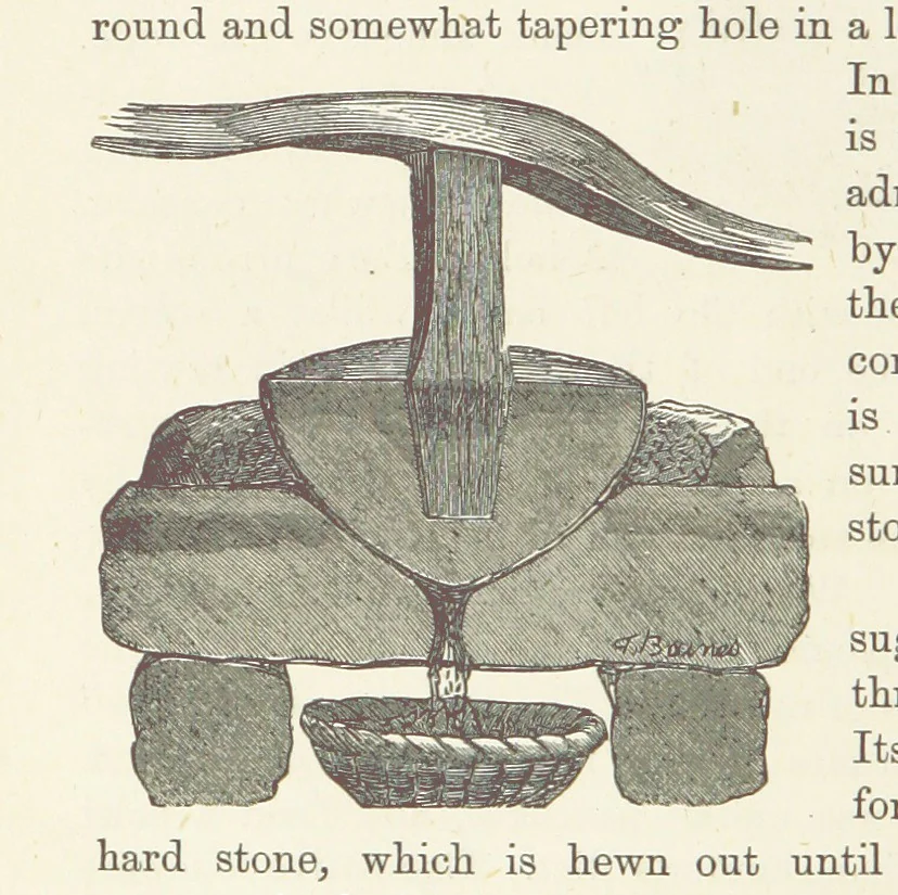 An illustration from Shifts and Expedients of Camp Life, Travels, etc, 1876, leaf 522