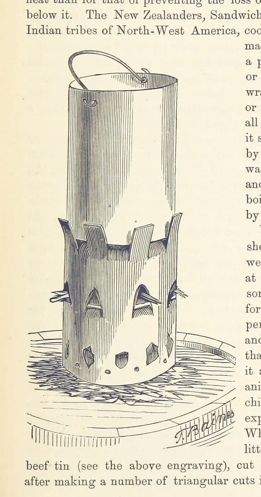 An illustration from Shifts and Expedients of Camp Life, Travels, etc, 1876, leaf 529