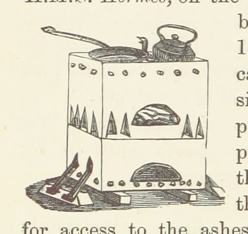 An illustration from Shifts and Expedients of Camp Life, Travels, etc, 1876, leaf 530