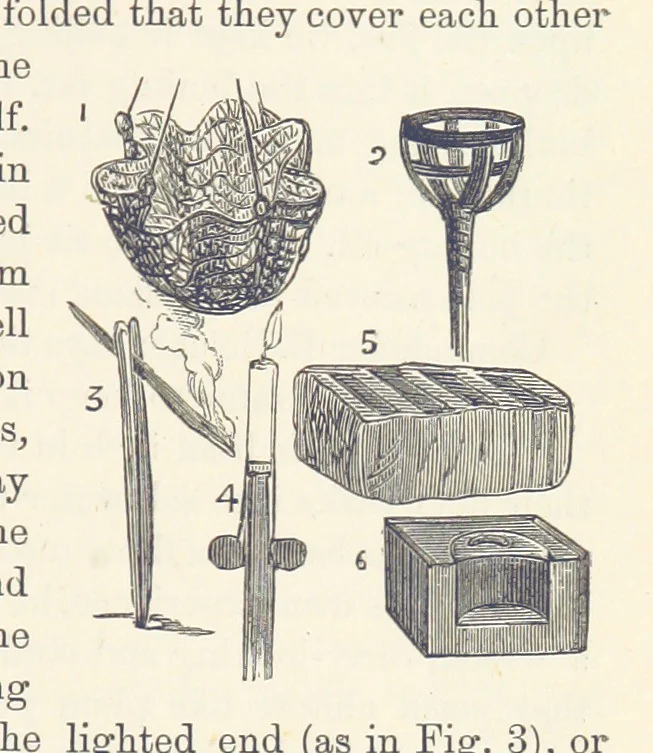 An illustration from Shifts and Expedients of Camp Life, Travels, etc, 1876, leaf 531