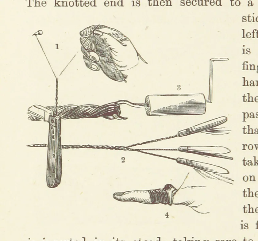 An illustration from Shifts and Expedients of Camp Life, Travels, etc, 1876, leaf 568