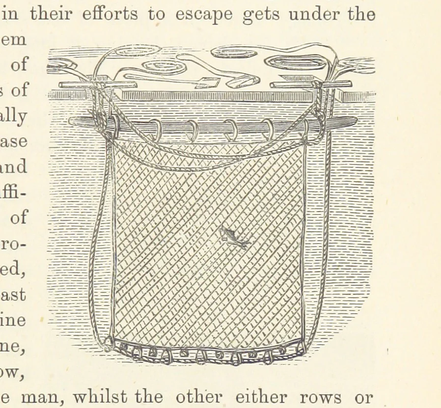 An illustration from Shifts and Expedients of Camp Life, Travels, etc, 1876, leaf 571