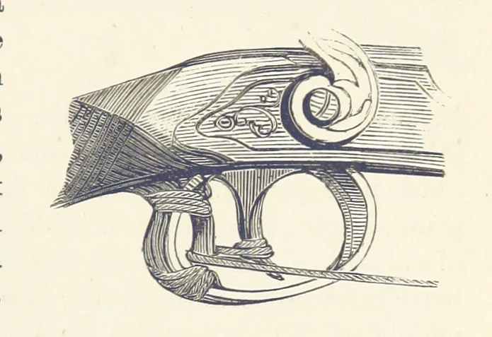 An illustration from Shifts and Expedients of Camp Life, Travels, etc, 1876, leaf 617
